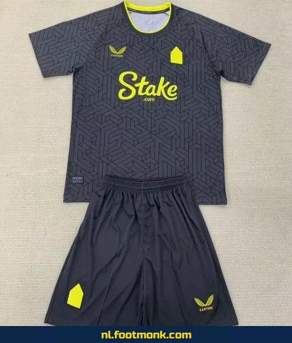 Everton Voetbalshirt Kinderen 2024-2025 - Zwart | Officieel Voetbalshirt | Voetbalshirt Kopen Online