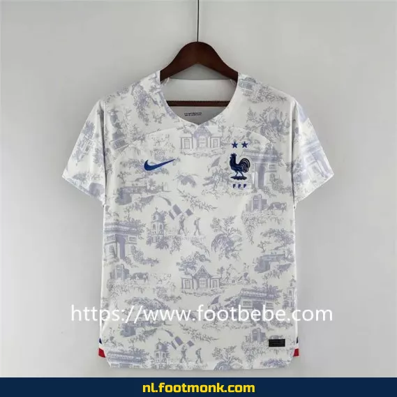 Frankrijk WK 2022 Uit-shirt – Officieel voetbalshirt voor heren en dames | Koop originele supporter shirts online