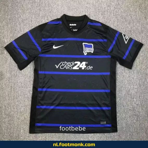 Hertha Berlin uit voetbalshirt 2024-2025 | Officieel voetbalshirt | Voetbalshirt kopen voor heren en dames | Fanwear met bedrukking