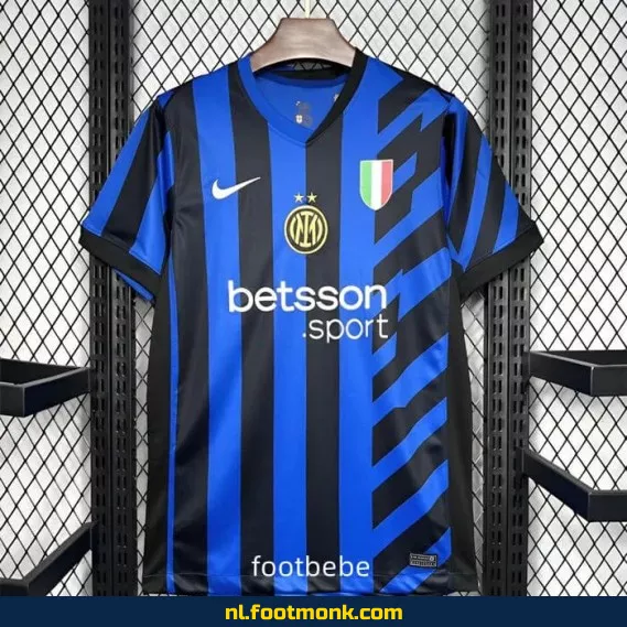 Inter Milan Thuisshirt 2024-2025 | Officieel Voetbalshirt | Dames & Heren | Fanwear | Snelle Levering
