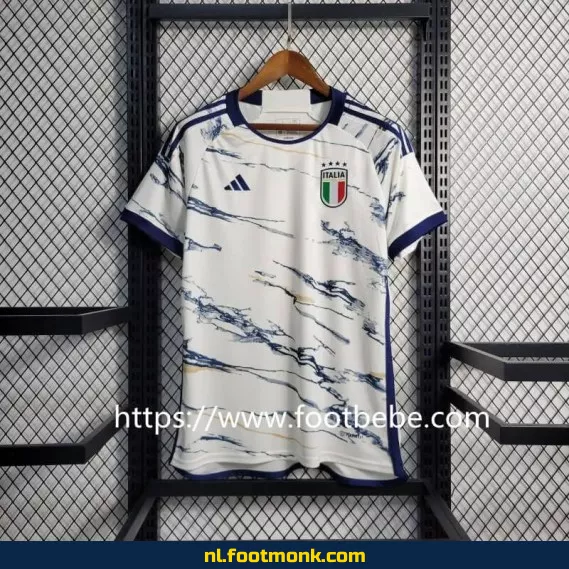 Italië 2023 uit voetbalshirt wit - Officieel voetbalshirt | Koop online