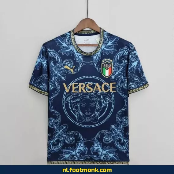 Italië Voetbalshirt 2022-2023 Pre-Match Versace – Officieel Voetbalshirt Kopen