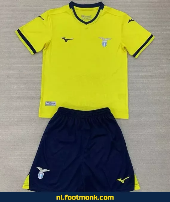 Lazio voetbalshirt voor kinderen 2024-2025 – Geel uit shirt – Officieel voetbalshirt | Koop online