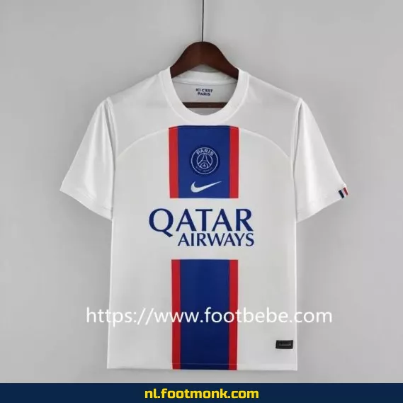 PSG Derde Thuisshirt 2022-2023 - Wit Voetbalshirt voor Heren & Dames | Officieel Voetbalshirt | Koop Nu Online