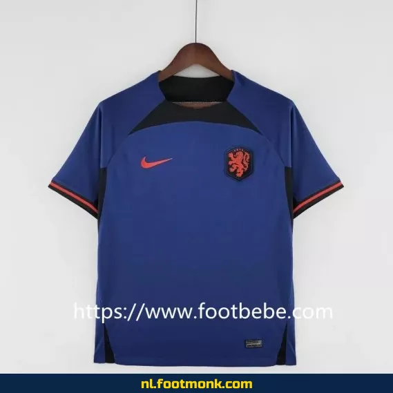 Nederlands voetbalshirt 2022 uit shirt - Officieel WK tenue | Voetbalshirt heren/dames/kinderen - Origineel, personaliseerbaar