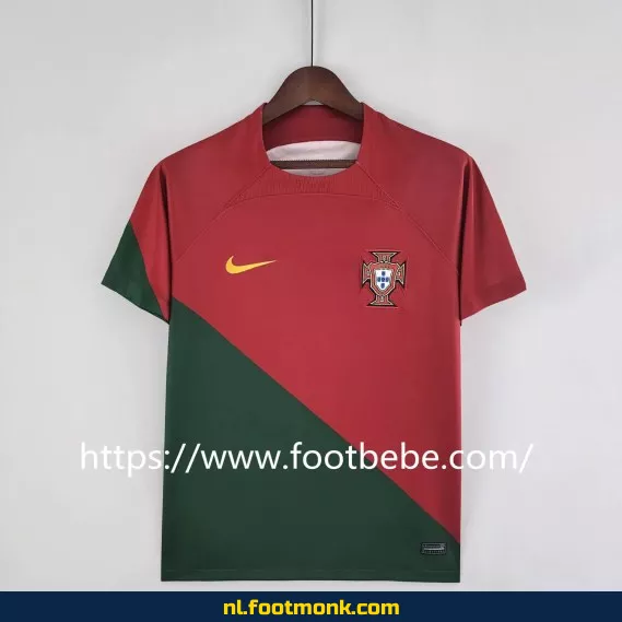 Portugal WK 2022 Thuisshirt Rood – Officieel Voetbalshirt | Voetbalshirts Heren & Dames | Fanwear Aanbieding