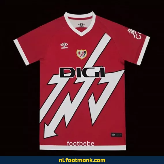 Rayo Vallecano Thuisshirt 2024-2025 | Officieel Voetbalshirt | Heren & Dames | Koop Nu Online