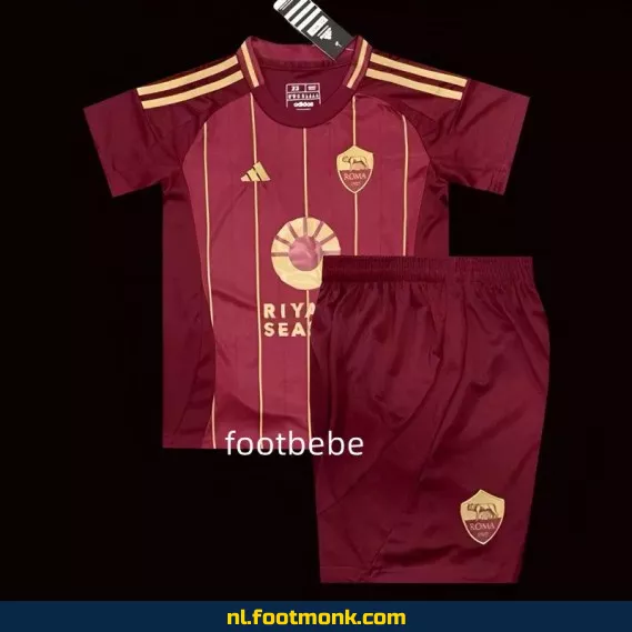 Rome Thuistenue Voetbalshirt Kinderen 2024-2025 – Officieel Voetbalshirt Kopen