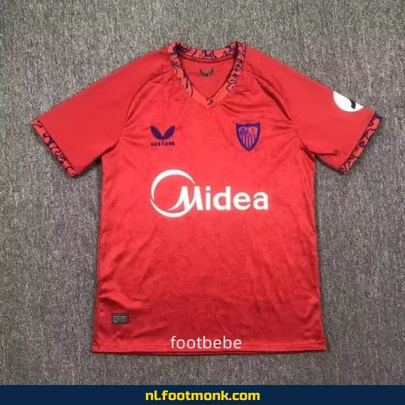 Seville FC uit voetbalshirt 2024-2025 – Rood – Officieel voetbalshirt voor heren en dames – Bestel nu online