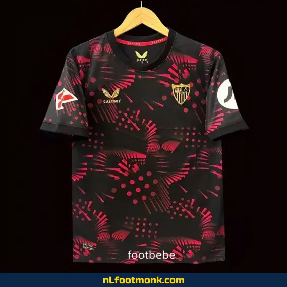 Sevilla voetbalshirt 2024-2025 zwart – Officieel voetbalshirt | Koop nu online