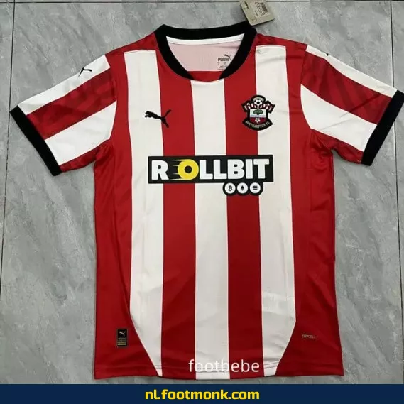 Southampton Thuisshirt 2024-2025 | Officieel Voetbalshirt | Dames & Heren | Fanwear | Aanbieding