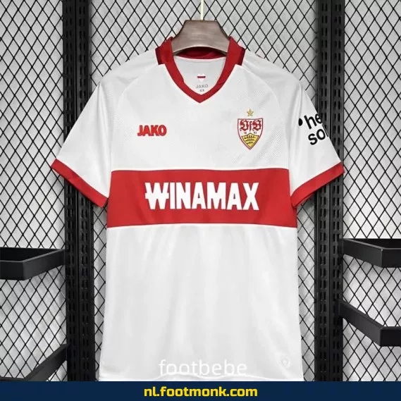 Stuttgart Thuisshirt 2024-2025 – Wit Voetbalshirt | Officieel Voetbaltenue | Heren & Dames | Personaliseerbaar | Snelle Levering