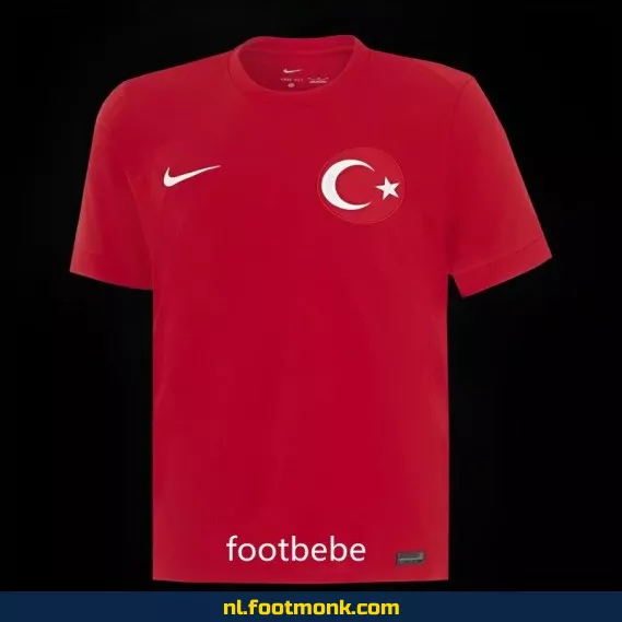 Turkije uit voetbalshirt 2024-2025 - Rood - Officieel voetbaltenue - Heren/Dames/Kinderen - Fanwear aanbieding