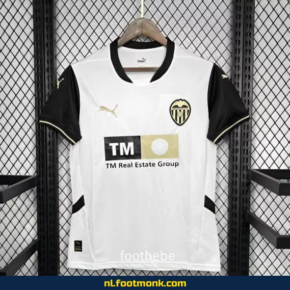 Valencia FC Thuisshirt 2024-2025 Wit – Officieel Voetbalshirt voor Heren en Dames – Koop Nu Online