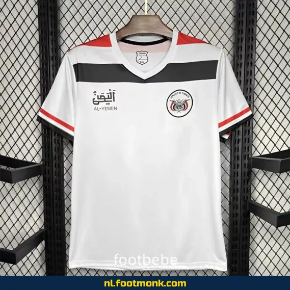 Yemen 2024-2025 wit voetbalshirt – Officieel voetbaltenue voor heren en dames – Bestel nu online