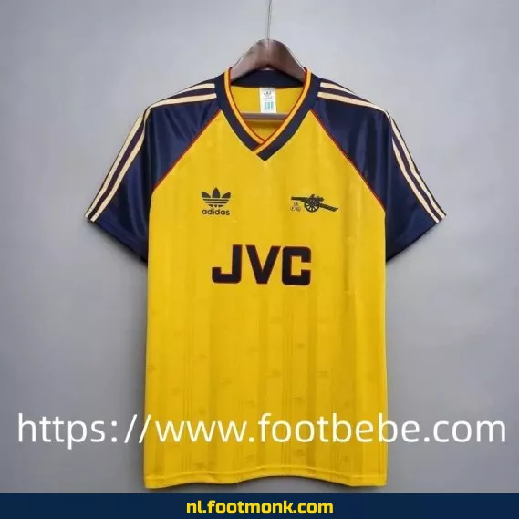 Vintage Arsenal voetbalshirt 1986-1988 uit shirt - Officieel retro voetbalshirt voor heren en dames - Origineel voetbaltenue