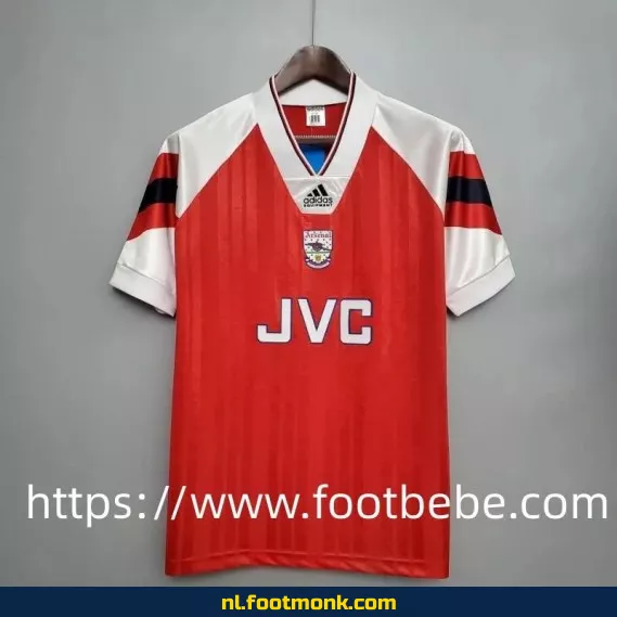 Origineel Arsenal voetbalshirt vintage 1992-1994 - Thuis tenue - Retro voetbalshirt heren/dames - Officieel voetbalshirt aanbieding