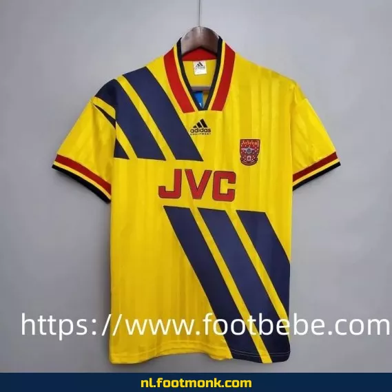 Vintage Arsenal voetbalshirt 1993-1994 uit shirt - Officieel retro voetbalshirt voor heren - Origineel voetbaltenue - Voetbalshirt aanbieding