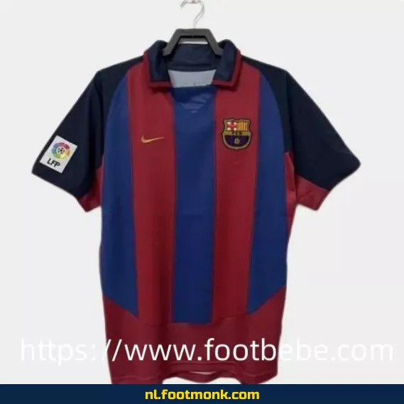Retro FC Barcelona voetbalshirt 2003-2004 (thuis) - Officieel vintage voetbalshirt voor heren en dames