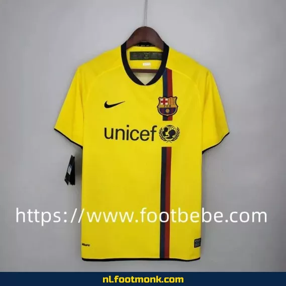 Vintage FC Barcelona uit-shirt 2008-2009 - Officieel voetbalshirt voor heren en dames - Retro voetbalshirt kopen