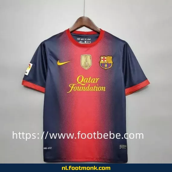 Vintage FC Barcelona voetbalshirt 2012-2013 thuistenue - Officieel retro voetbalshirt