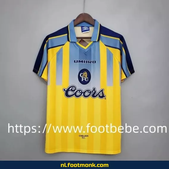 Vintage Chelsea voetbalshirt 1995-1997 uit shirt – Officieel retro voetbalshirt voor heren en dames – Origineel voetbaltenue supporter