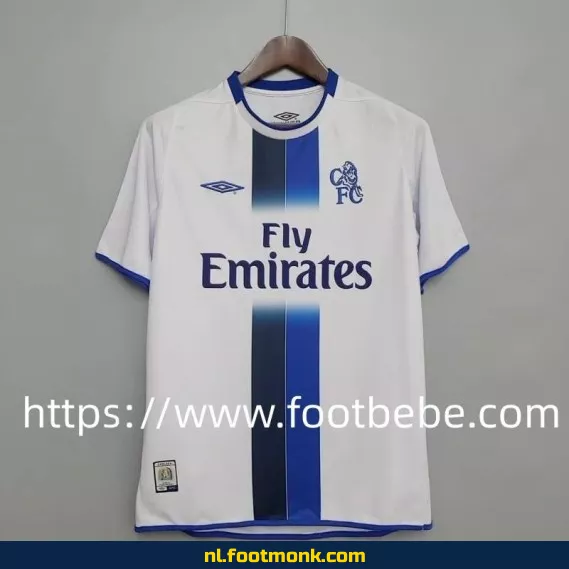 Vintage Chelsea voetbalshirt 2003-2005 uit shirt - Officieel retro voetbalshirt voor heren - Origineel voetbaltenue - Voetbalshirt aanbieding