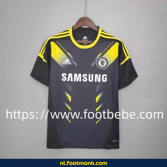 Vintage Chelsea voetbalshirt 2012-2013 derde tenue zwart - Officieel retro voetbalshirt voor heren en dames