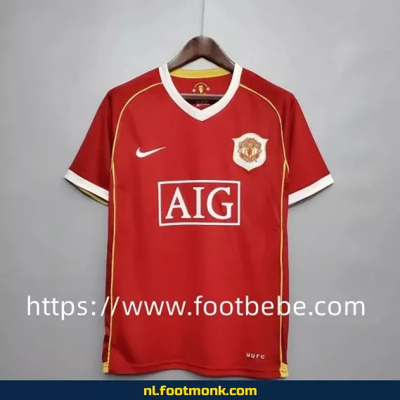 Vintage Manchester United voetbalshirt 2006-2007 thuistenue - Officieel retro voetbalshirt voor heren en dames