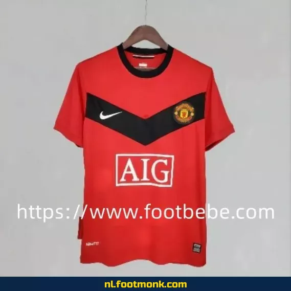 Vintage Manchester United thuisvoetbalshirt 2009-2010 - Officieel retro voetbalshirt