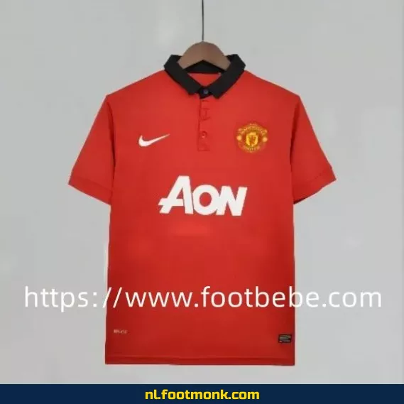 Vintage Manchester United voetbalshirt 2013-2014 thuistenue - Officieel retro voetbalshirt