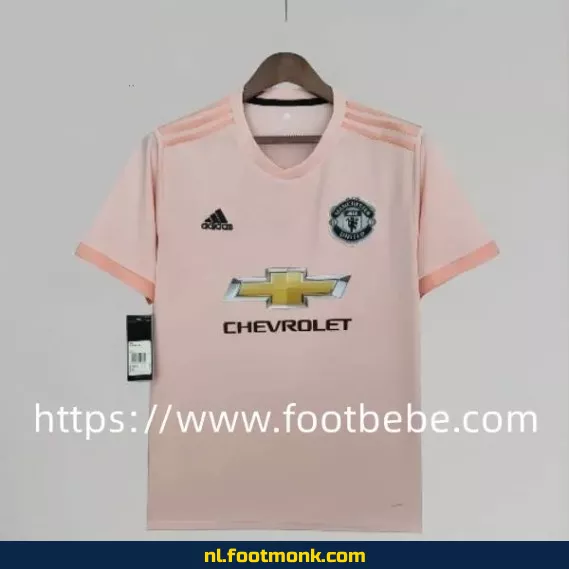 Vintage Manchester United voetbalshirt 2018-2019 uit shirt - Officieel retro voetbalshirt voor heren - Origineel voetbalshirt aanbieding