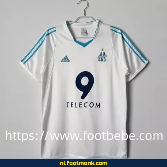Retro Voetbalshirt Marseille 2002 2003 Domicile - Origineel en Goedkoop Voetbalshirt Kopen!