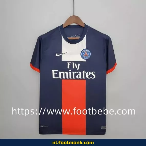 Retro PSG voetbalshirt 2013-2014 thuistenue - Officieel vintage voetbaltenue blauw
