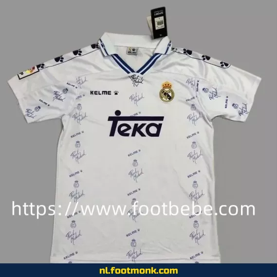 Vintage Real Madrid voetbalshirt 1994-1996 thuis – Retro voetbaltenue | Officieel voetbalshirt | Voetbalshirt kopen