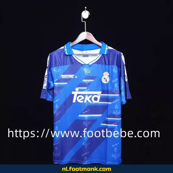 Vintage Real Madrid voetbalshirt 1994-1996 uit shirt - Officieel retro voetbaltenue - Authentiek voetbalshirt heren/dames - Voetbalshirts aanbieding
