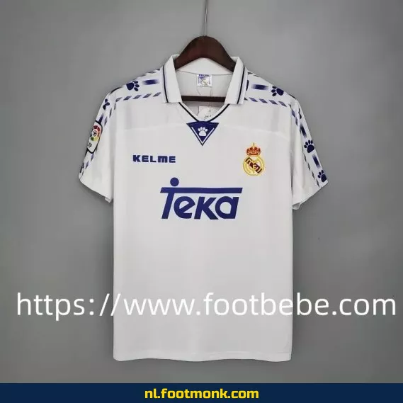 Retro Real Madrid voetbalshirt 1996-1997 thuistenue - Vintage voetbalshirt heren/dames - Officieel voetbalshirt aanbieding