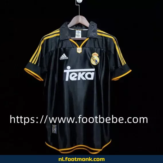 Retro Real Madrid voetbalshirt 1998-1999 uit shirt - Officieel vintage voetbaltenue - Voetbalshirts heren/dames - Authentiek voetbalshirt kopen