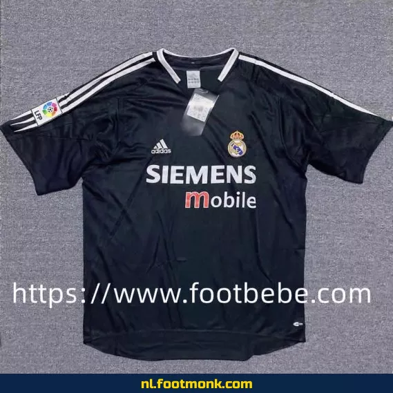 Vintage Real Madrid voetbalshirt 2004-2005 uit shirt - Officieel retro voetbaltenue - Voetbalshirts heren/dames - Authentiek voetbalshirt aanbieding