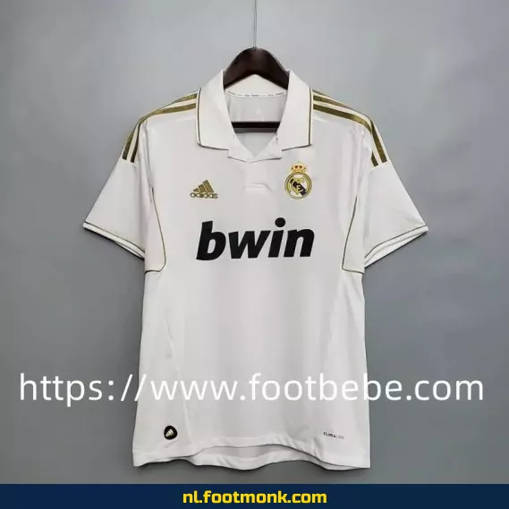 Vintage Real Madrid voetbalshirt 2011-2012 thuistenue - Officieel retro voetbaltenue voor heren en dames