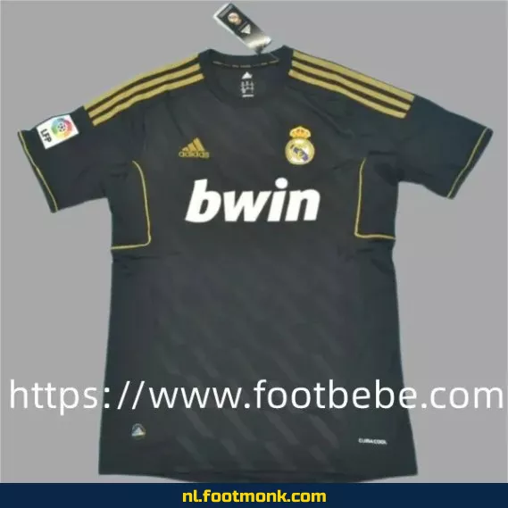 Retro Real Madrid voetbalshirt 2011-2012 uit shirt - Officieel voetbaltenue - Vintage voetbalshirt heren/dames
