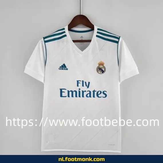 Origineel Real Madrid voetbalshirt vintage 2017-2018 thuis – Officieel retro voetbalshirt voor heren en dames