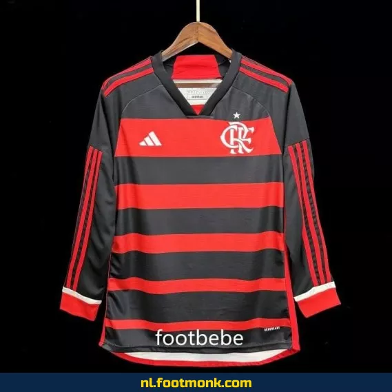 Flamengo thuisshirt 2024-2025 met lange mouwen – Officieel voetbalshirt voor heren en dames | Koop nu origineel