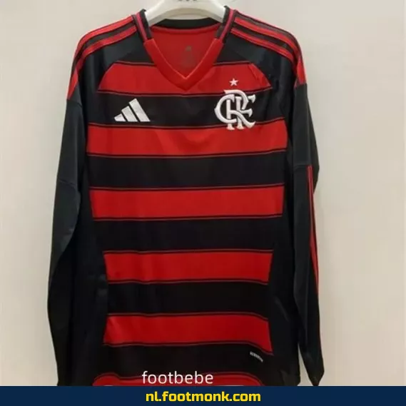 Flamengo Thuisshirt 2025-2026 Lange Mouwen – Officieel Voetbalshirt | Koop Nu