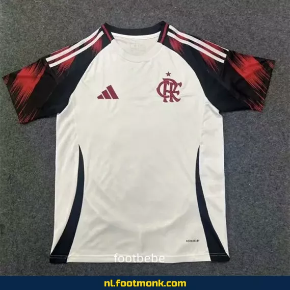 Flamingo Trainingsshirt 2025-2026 - Wit Voetbalshirt voor Heren en Dames | Officieel Flamengo Voetbalshirt | Koop Nu Online