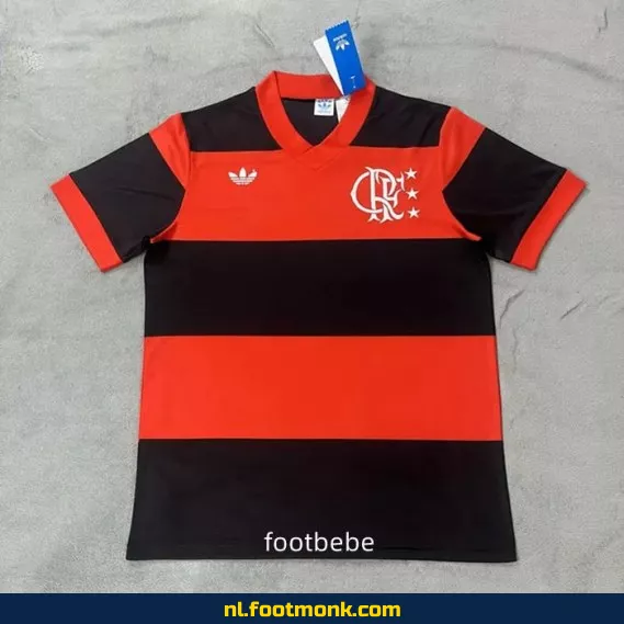 Vintage Flamengo voetbalshirt 1981 - Officieel thuistenue - Retro voetbalshirt collectie