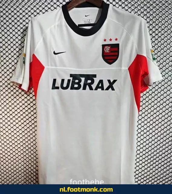 Flamingo Vintage 2001 Uit-shirt Wit - Officieel Voetbalshirt | Retro Voetbaltenue | Authentiek Voetbalshirt | Voetbalshirt Heren/Dames | Fanwear Aanbieding