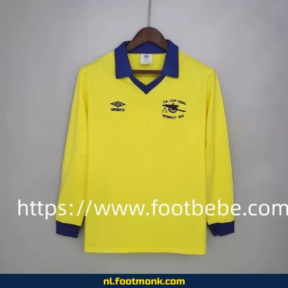 Retro Arsenal Voetbalshirt 1971-1979 - Lange Mouwen - Origineel Voetbalshirt Kopen
