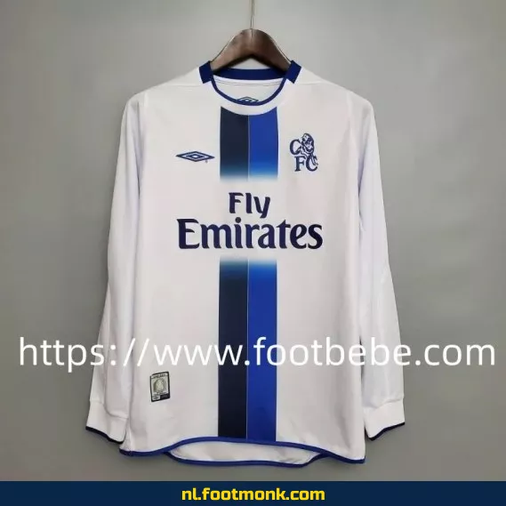 Vintage Chelsea voetbalshirt 2003-2005 – origineel heren shirt met lange mouwen – retro voetbalshirt kopen