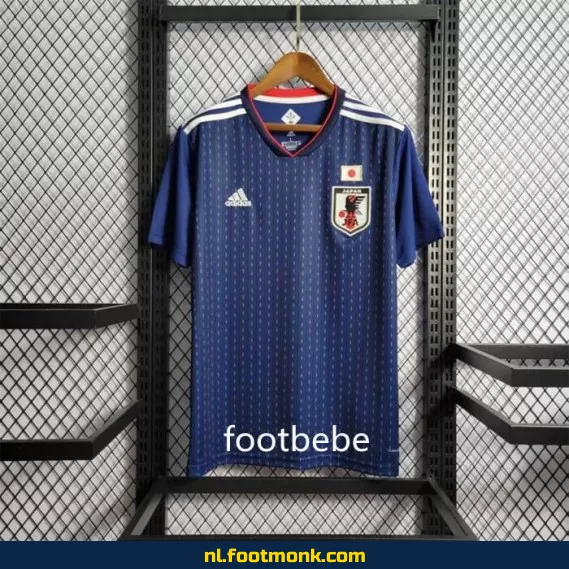 Vintage Japans voetbalshirt WK 2018 thuis – Officieel retro voetbalshirt voor heren en dames
